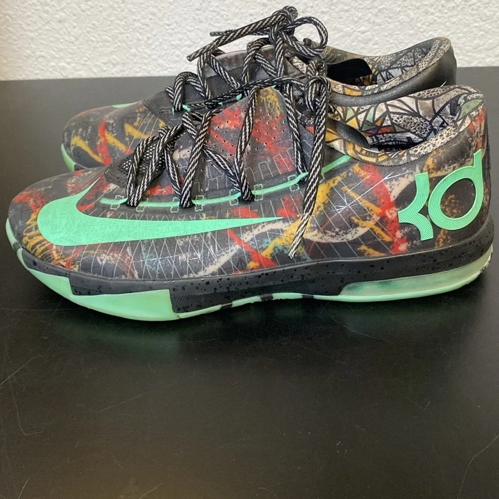 Nike KD VI 6 'NOLA Gumbo League Illusion' Size 39 Shoes USM6.5/W8.5